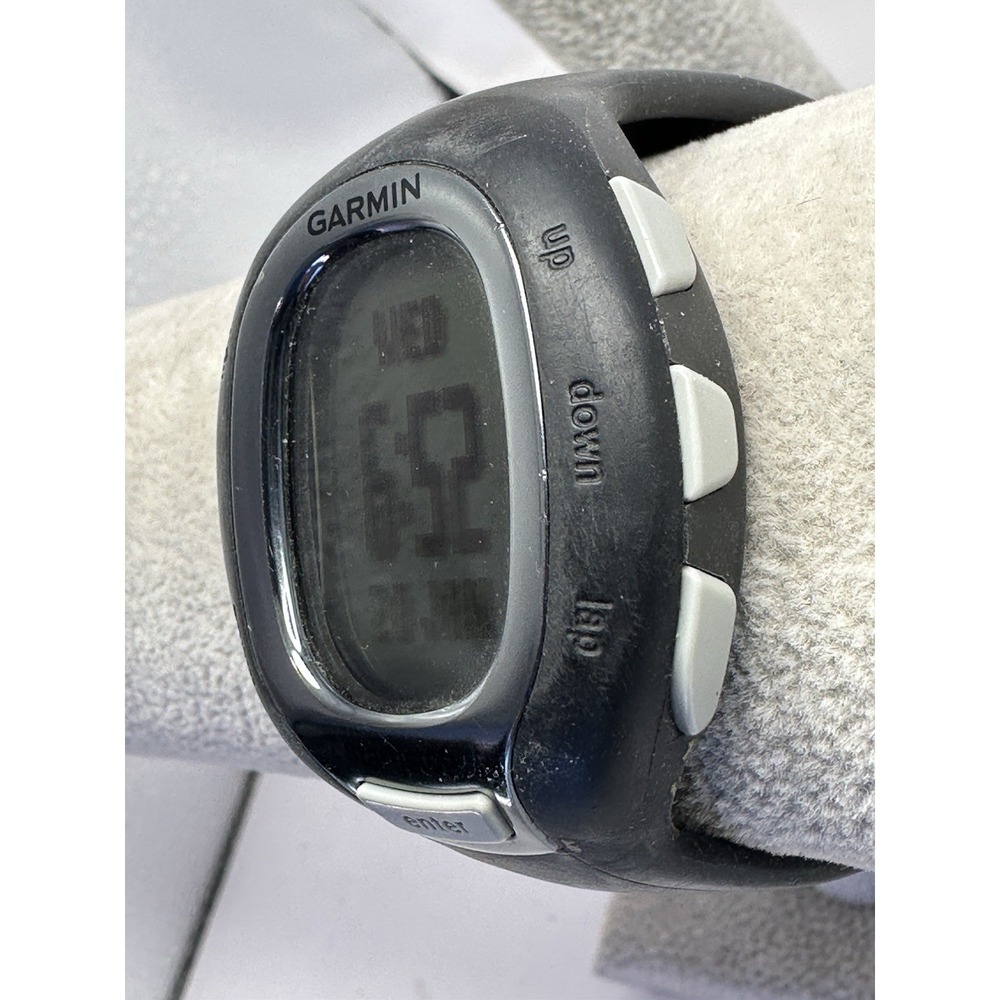 Garmin FR60 W Womens Watch Only New Battery 39MM 7.5" Black X56 - Picture 2 of 9